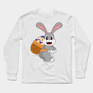 Rabbit Easter Easter egg Basket Long Sleeve T-Shirt